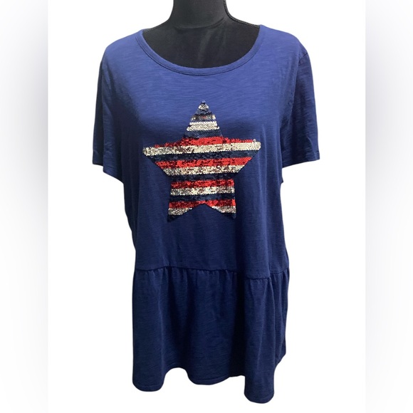 Tops - Lane Bryant Patriotic Tee